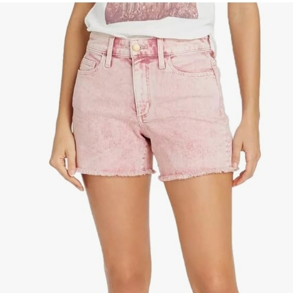 Universal Threads Pink Acid Wash Jean Shorts